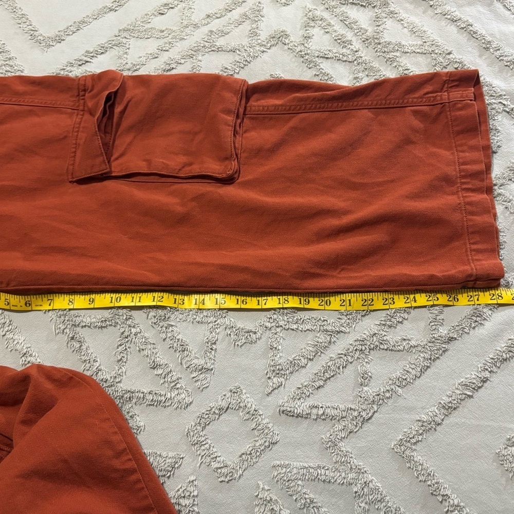 Women’s Wide Leg Drawstring Cargo Pants size 14 SHORT - Picture 7 of 8